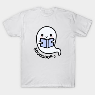 Ghost reading books T-Shirt